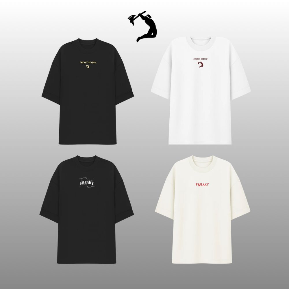 KIT Promocional 4x Oversized Freaky Season (LANÇAMENTO)