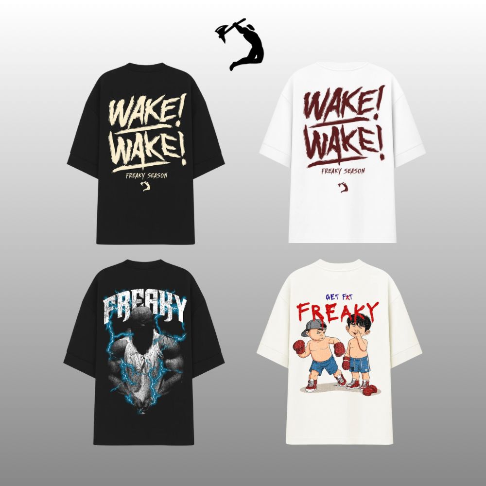 KIT Promocional 4x Oversized Freaky Season (LANÇAMENTO)