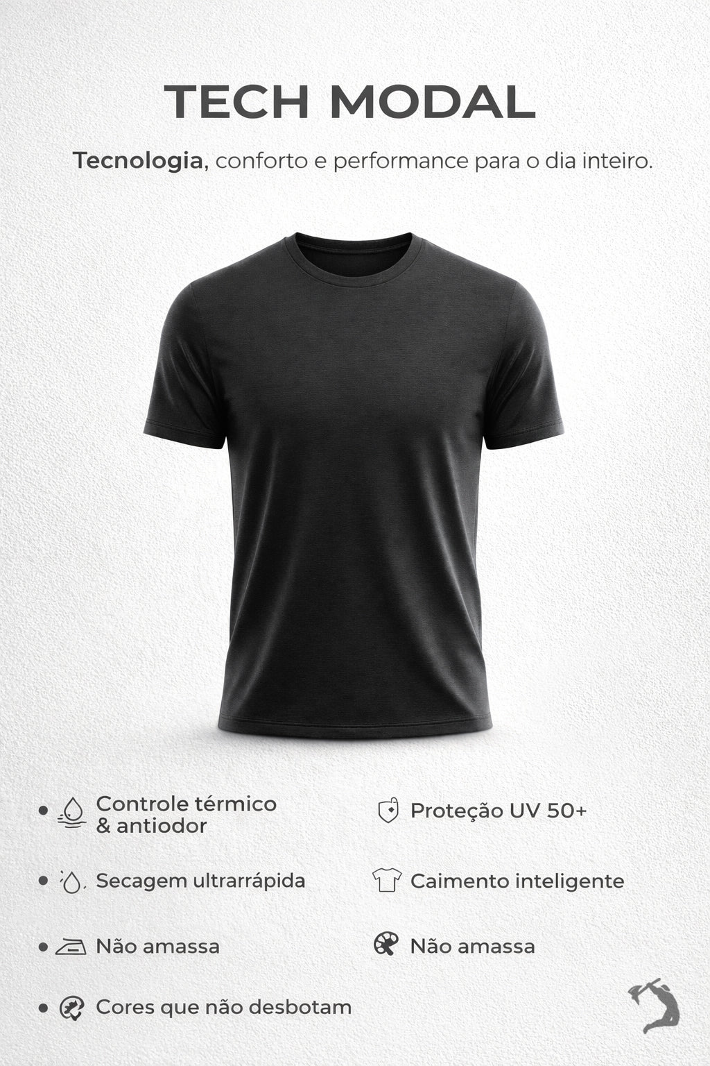 Camiseta - Tech Modal - Preta